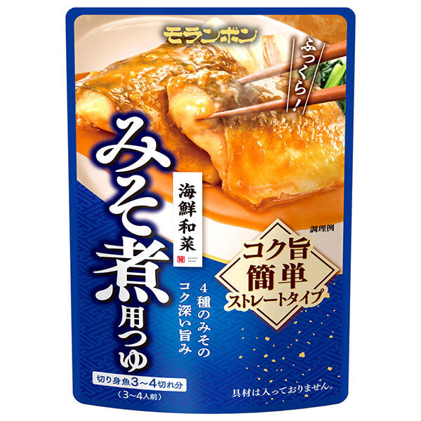 Moranbon Seafood Japanese Vegetables Miso Boiled Soup 250g x 10 bags [Shipped in Japan]