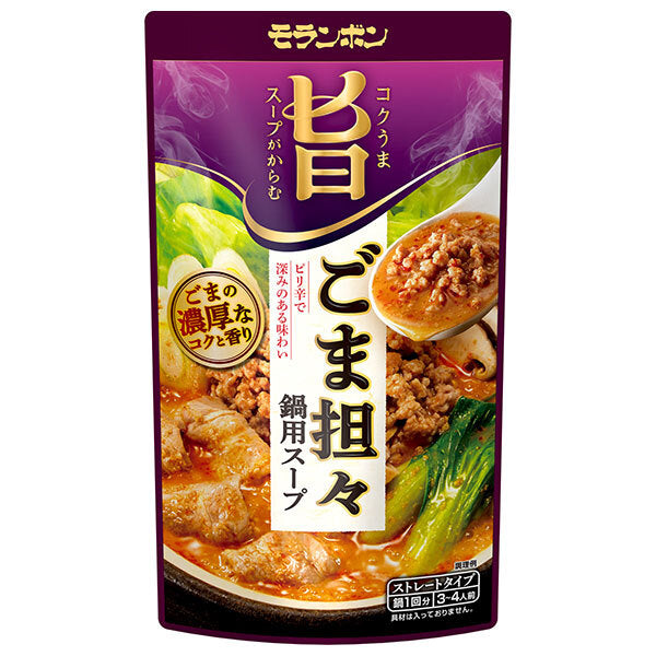 Moranbong Sesame Dandan hotpot soup with rich flavor soup 750g x 10 bags [shipped in Japan]