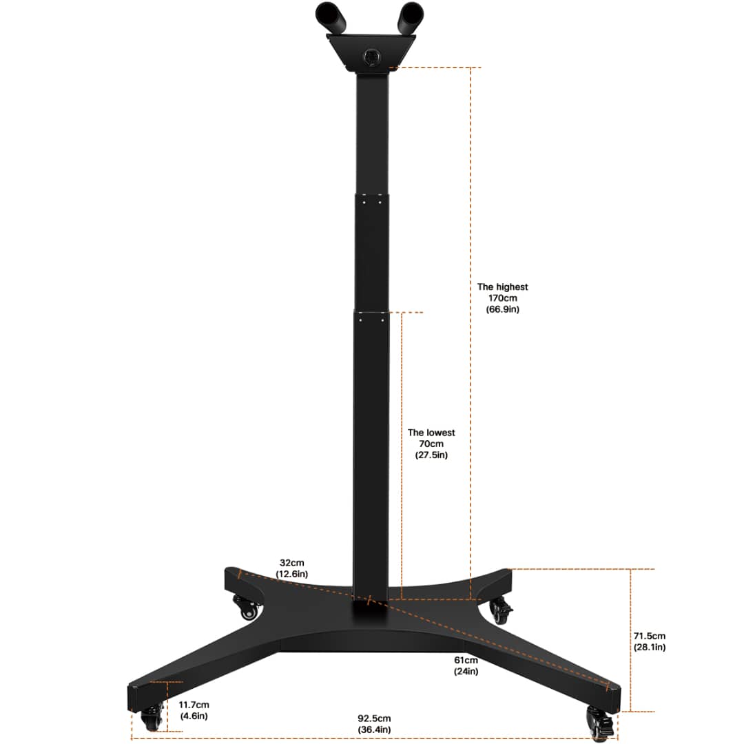 Kivo Stands: Commercial Grade Light Therapy Stands