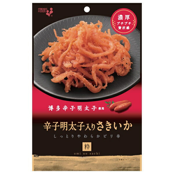Inoue Foods Saki Squid with Karashi Mentaiko 40g x 10 bags [Shipped in Japan]