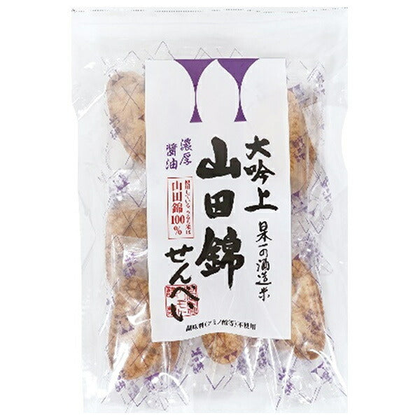 Arimoto Yamada Nishiki Senbei Bag Soy Sauce 25 pieces x 12 bags [Shipped in Japan]
