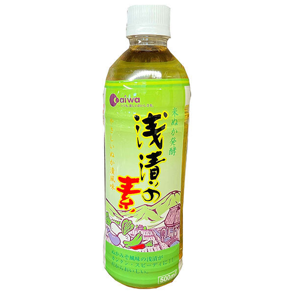 マルワ食品 浅漬の素 500mlペットボトル×20本入【日本出荷】