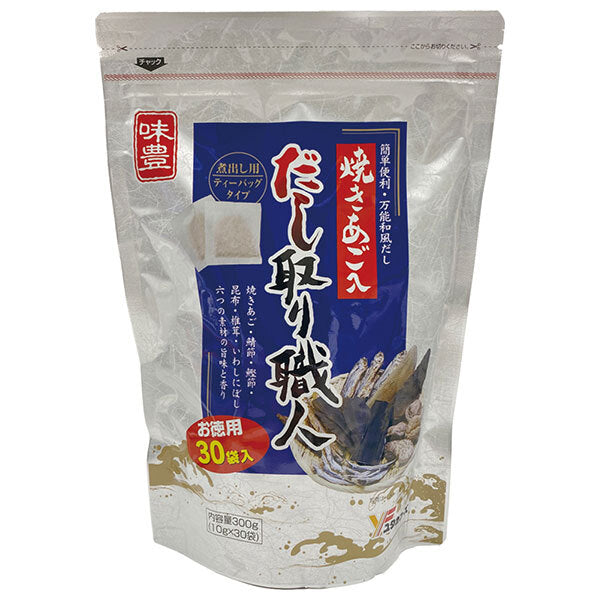 Yutaka Foods Dashi Tori Shokunin with grilled chin (10g x 30 bags) x 10 bags [shipped in Japan]