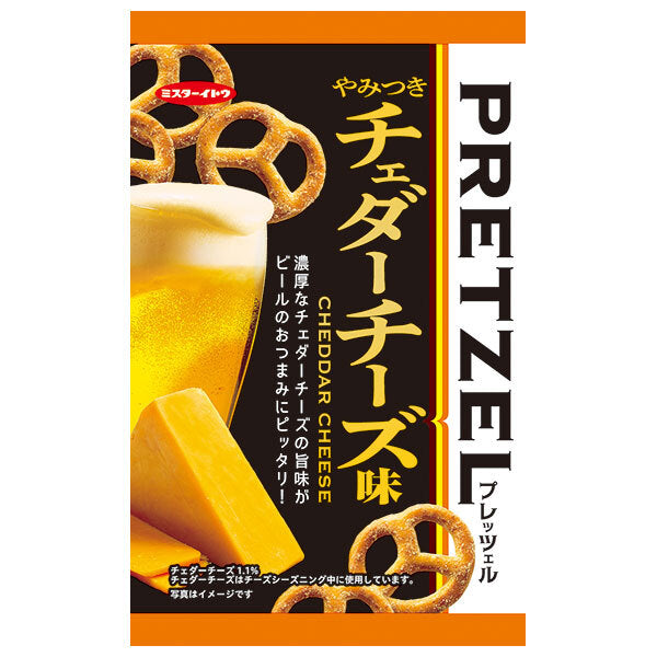 イトウ製菓 プレッツェル やみつきチェダーチーズ味 40g×12袋入【日本出荷】
