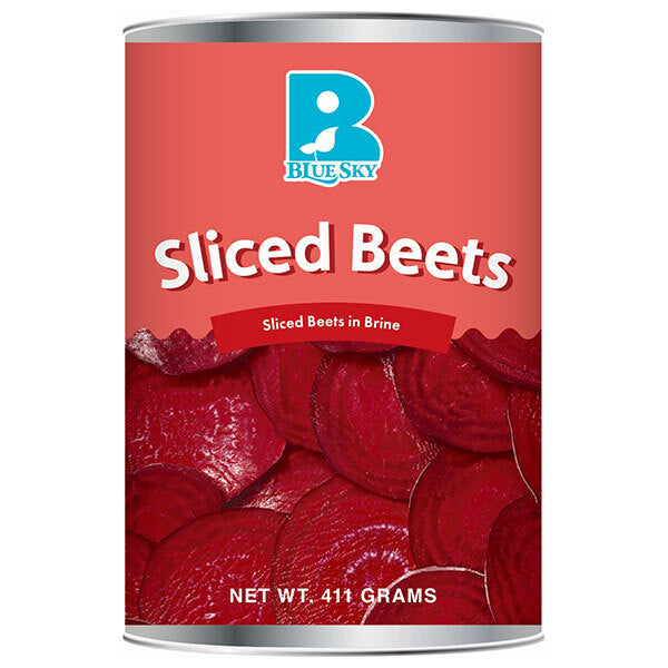 Blue Sky Sliced Beets No. 4 Can 411g x 24 pieces [Shipped in Japan]