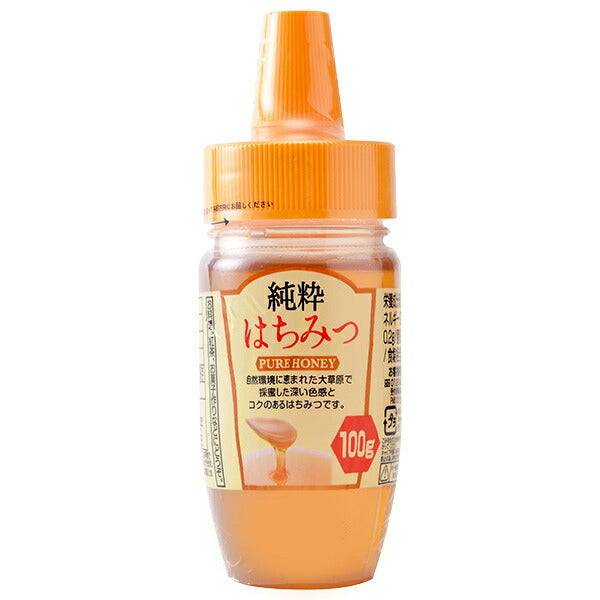 三洋通商 純粋はちみつ 100gペットボトル×15個入【日本出荷】