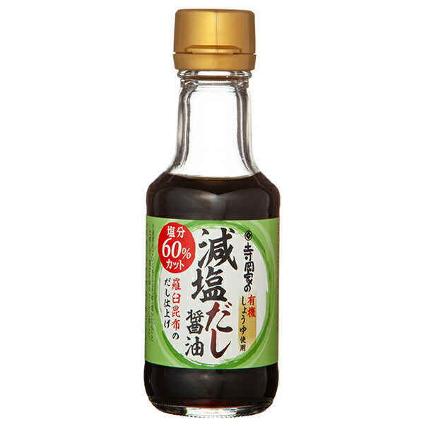Teraoka Organic Brewing Teraoka Family Low Salt Dashi Soy Sauce 140ml bottle x 12 bottles [Shipped in Japan]
