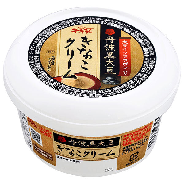 丸和油脂 デキシー 丹波黒大豆きなこクリーム 130g×12個入【日本出荷】