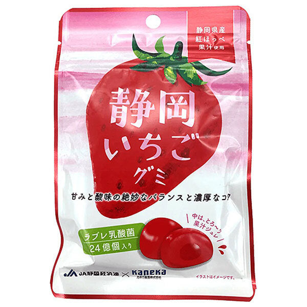 カネカ食品 静岡いちごグミ ラブレ乳酸菌入 40g×10袋入【日本出荷】
