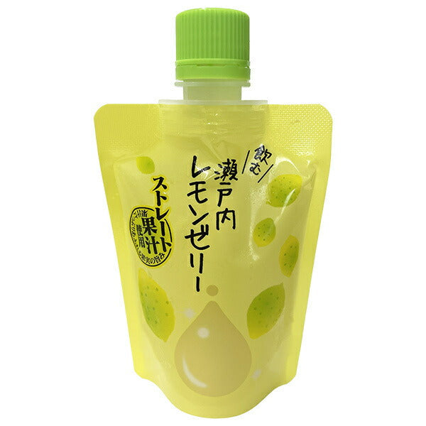 Marumatsu Drinking Setouchi Lemon Jelly 140g x 24 pieces [Shipped in Japan]