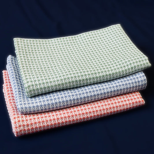 Diamond Waffle Kitchen Towels - Set/3