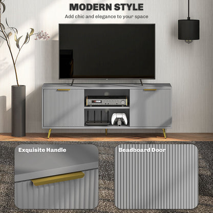 Collins Modern TV Stand for up to 55 Inch TVs-Grey