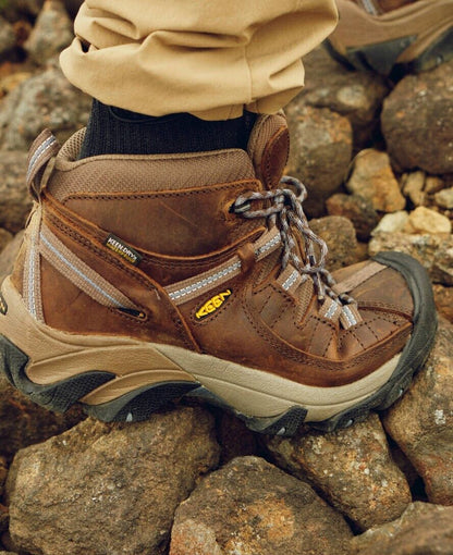 Keen Women's Targhee II Mid WP Leather Classic Hiking Boots Size 10 US