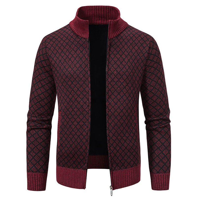 Thickened Plaid Print Jacketss