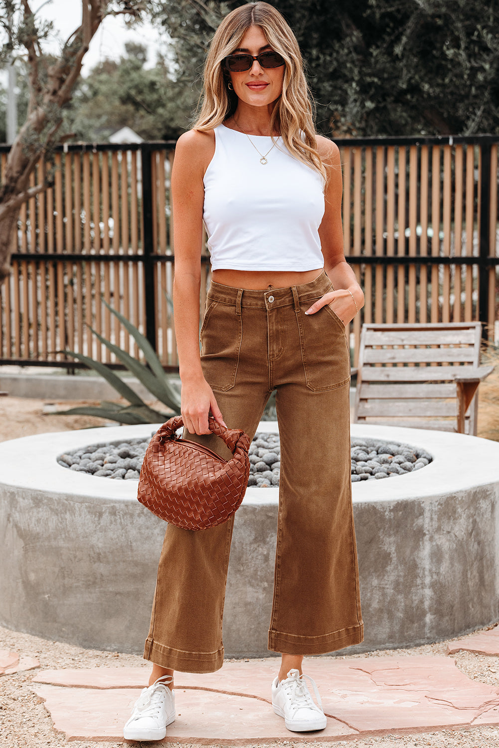 Wide Leg Jeans — High-Waist Relaxed Denim for Women