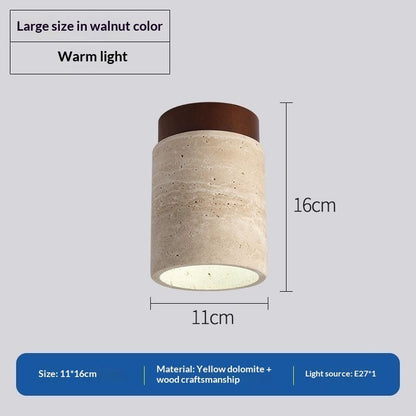 Japanese Style Trendy Yellow Cave Style Ceiling Light For Home Use