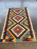 Afghan Maimana Kilim Rug | 2' 1" x 3' 3"