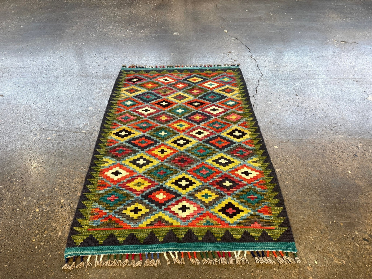 Afghan Maimana Kilim Rug | 2' 10" x 4' 5"