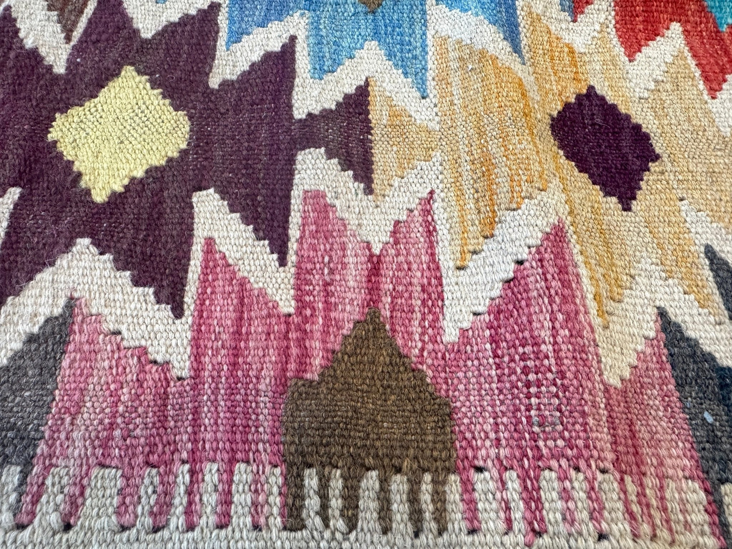 Afghan Maimana Kilim Rug | 2' 8" x 3' 11"