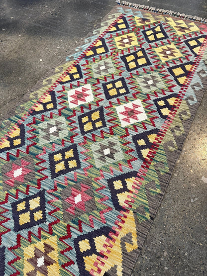 Afghan Maimana Kilim Rug | 2' 8" x 6' 3"