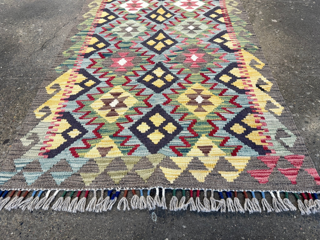 Afghan Maimana Kilim Rug | 2' 8" x 6' 3"