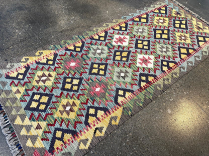 Afghan Maimana Kilim Rug | 2' 8" x 6' 3"
