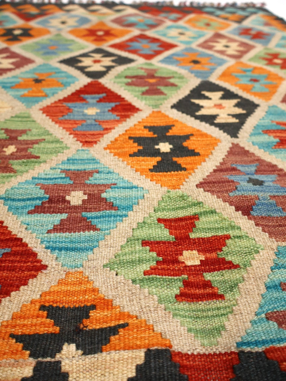 Afghan Maimana Kilim Rug | 2' 9" x 4' 2"