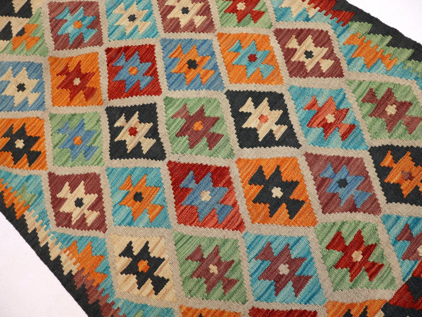 Afghan Maimana Kilim Rug | 2' 9" x 4' 2"