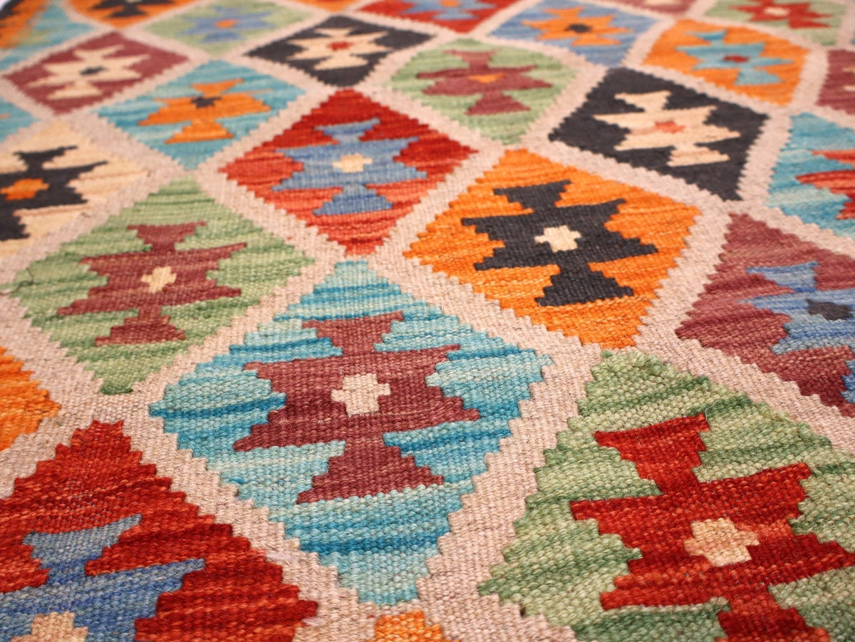Afghan Maimana Kilim Rug | 2' 9" x 4' 2"
