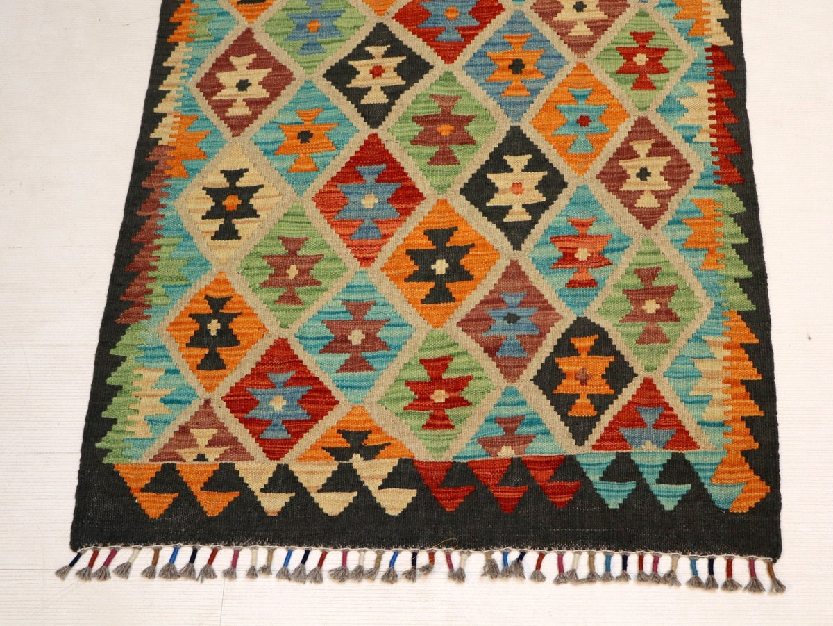 Afghan Maimana Kilim Rug | 2' 9" x 4' 2"