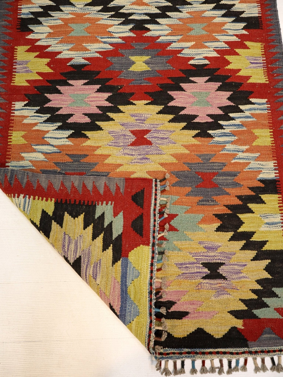 Afghan Maimana Kilim Rug | 3' 3" x 5' 1"