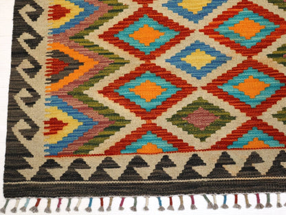Afghan Maimana Kilim Rug | 3' 4" x 5'