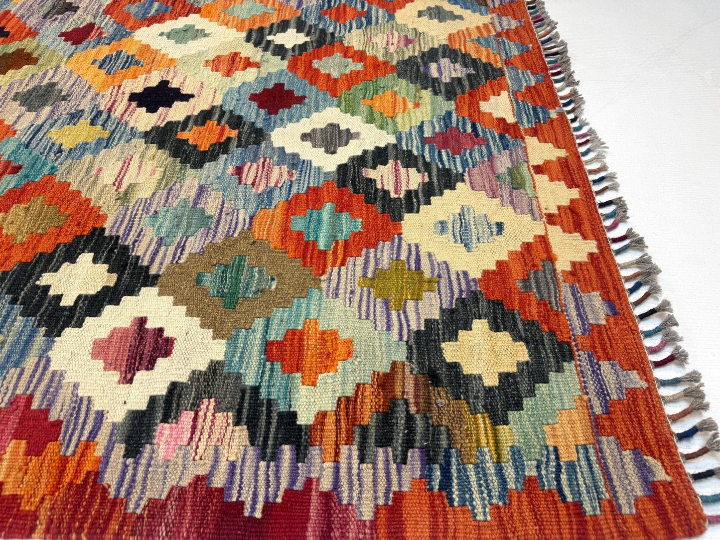 Afghan Maimana Kilim Rug | 3' 5" x 6' 8"