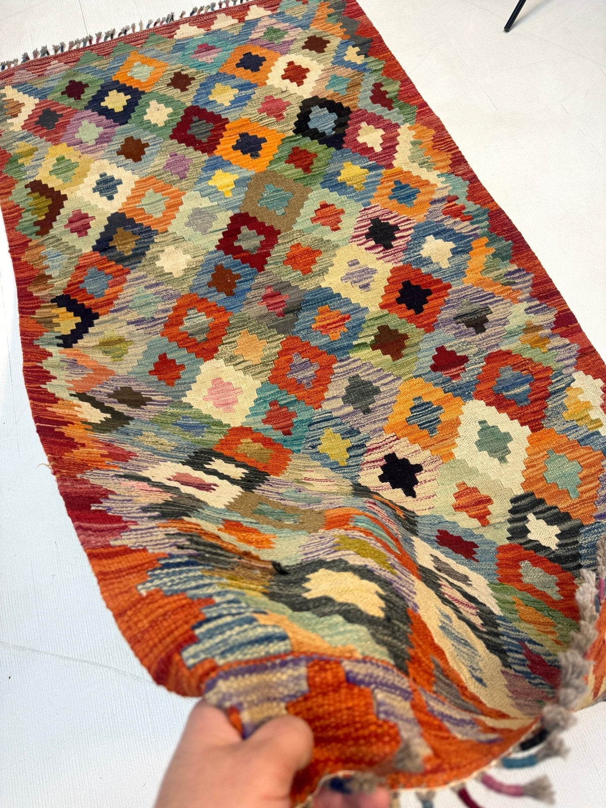 Afghan Maimana Kilim Rug | 3' 5" x 6' 8"