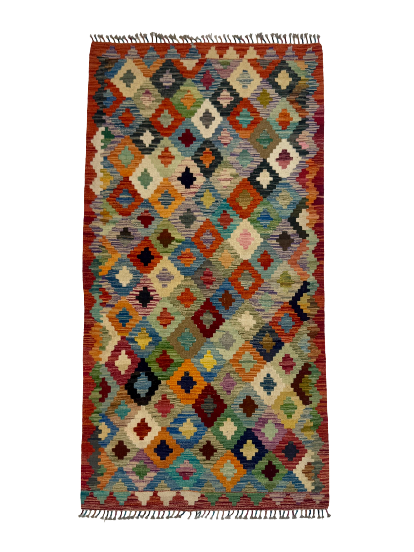 Afghan Maimana Kilim Rug | 3' 5" x 6' 8"