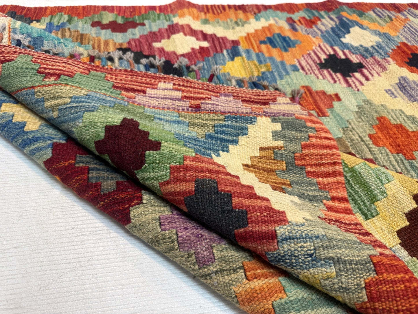 Afghan Maimana Kilim Rug | 3' 5" x 6' 8"