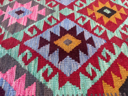 Afghan Maimana Kilim Rug | 5' 5" x 7' 3"