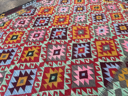 Afghan Maimana Kilim Rug | 5' 5" x 7' 3"