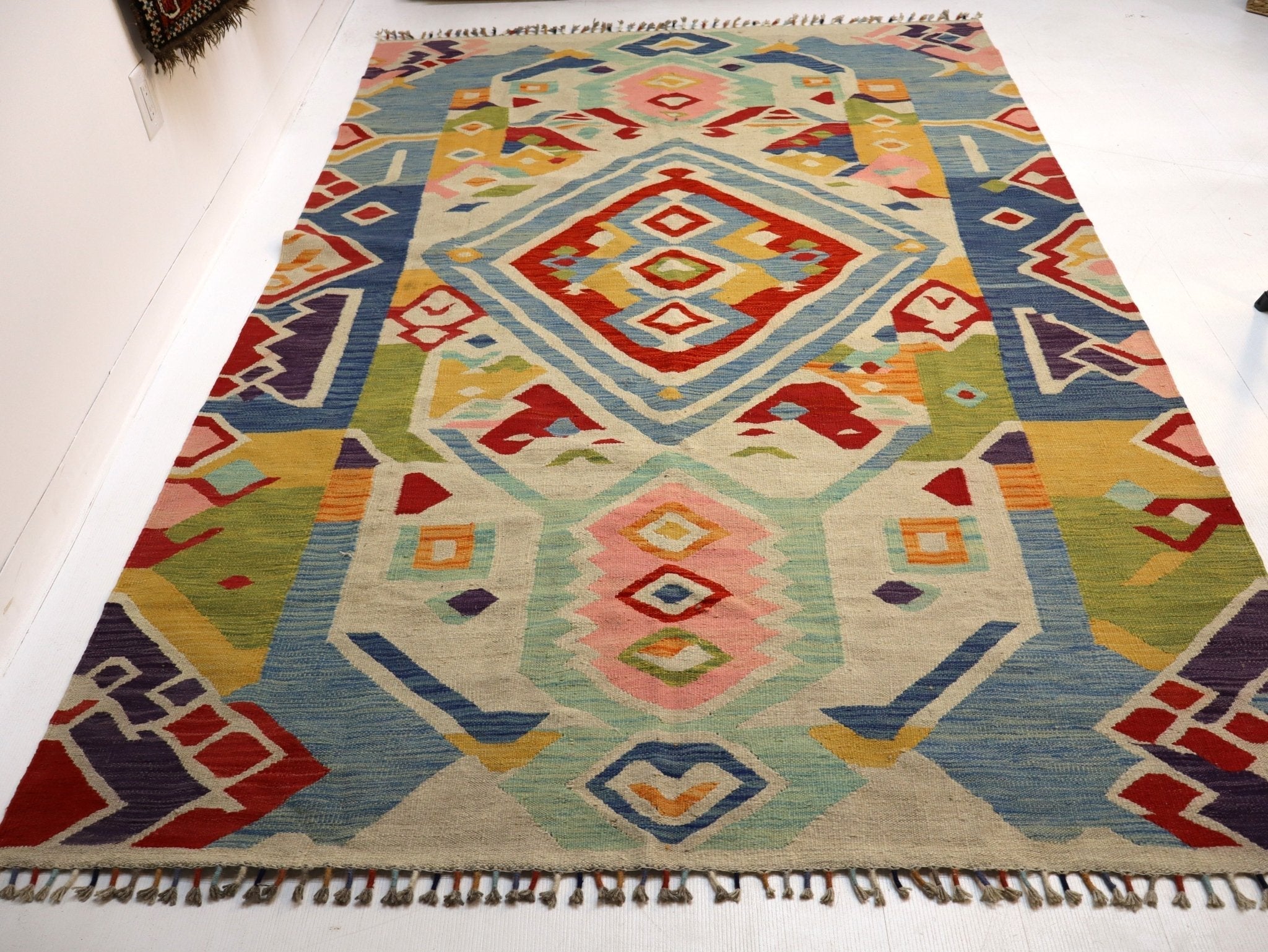 Afghan Maimana Kilim Rug | 5' 7" x 8' 9"