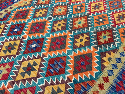 Afghan Maimana Kilim Rug | 6' 10" x 9' 11"
