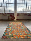 Afghan Maimana Kilim Rug | 6' 6" x 9' 8"