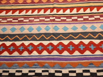 Afghan Maimana Kilim Rug | 6' 7" x 9' 10"