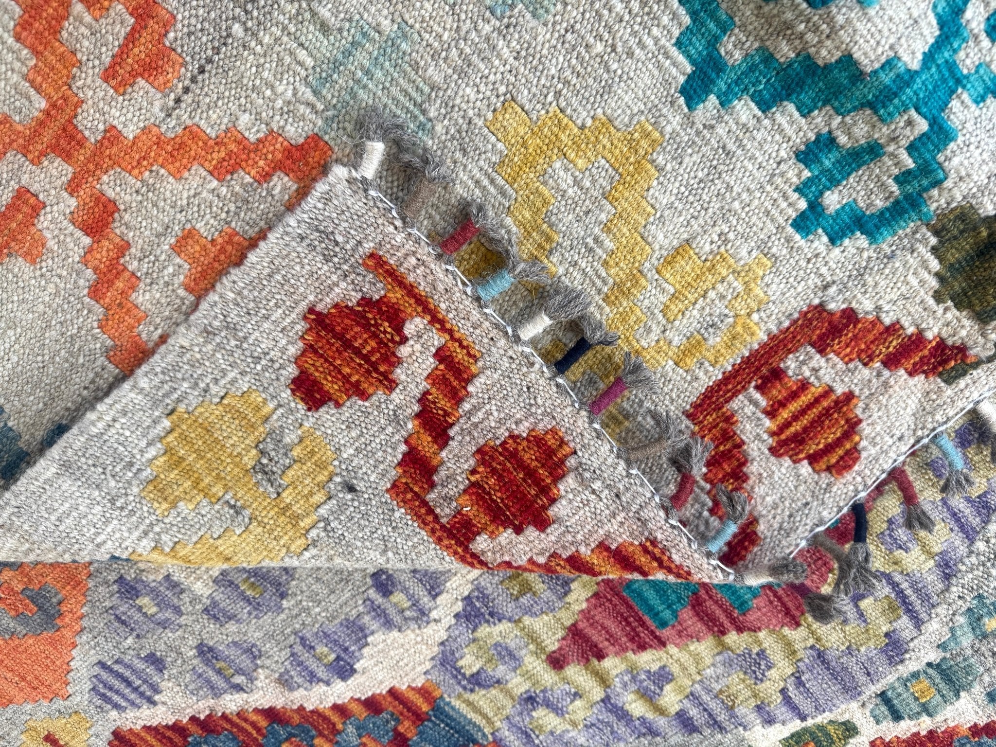 Afghan Maimana Kilim Rug | 7' x 9' 11"