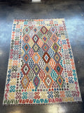 Afghan Maimana Kilim Rug | 7' x 9' 11"