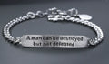 Vintage Thai Silver Bracelet for Men's Fashion