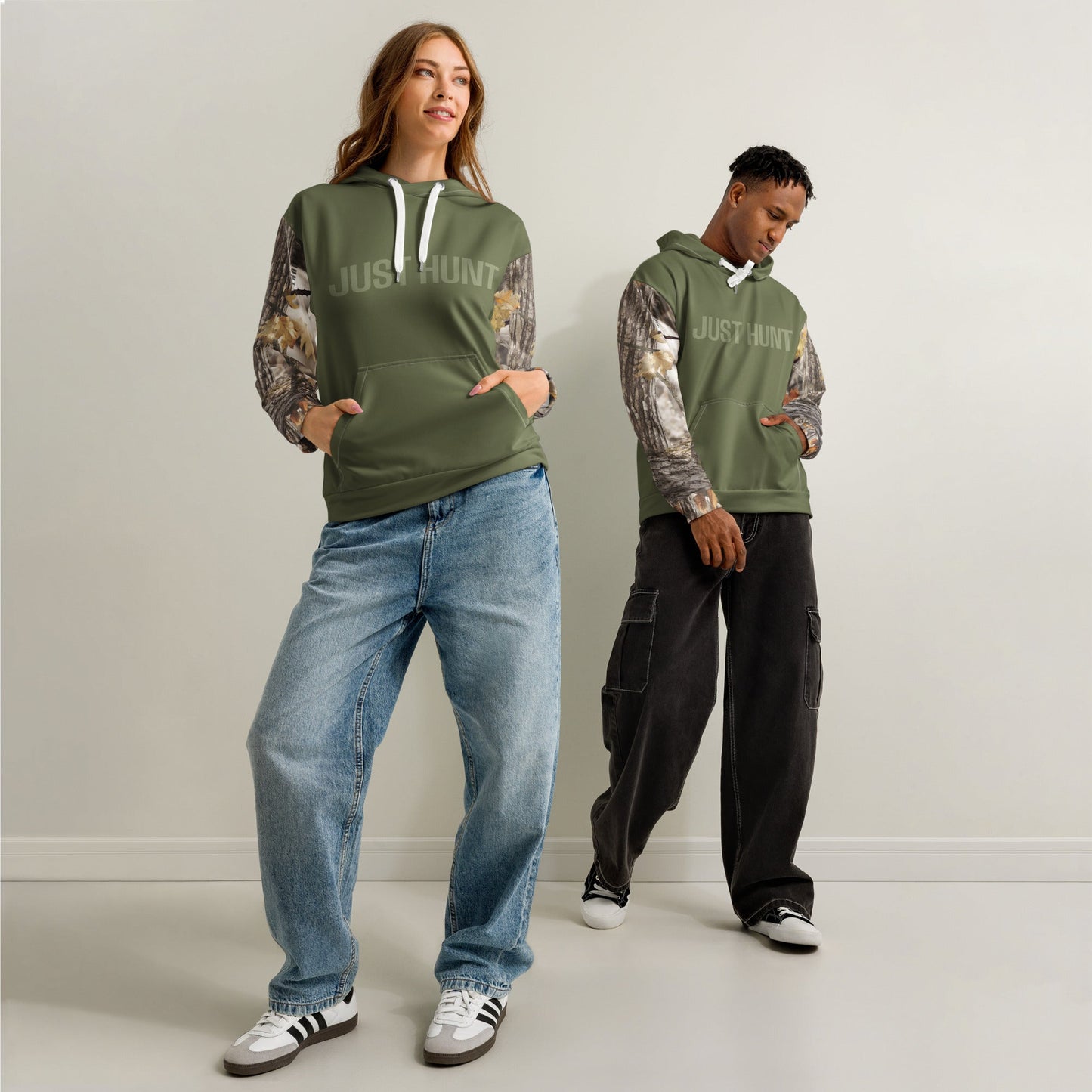 Deceptive Camo Just Hunt Unisex Hoodie