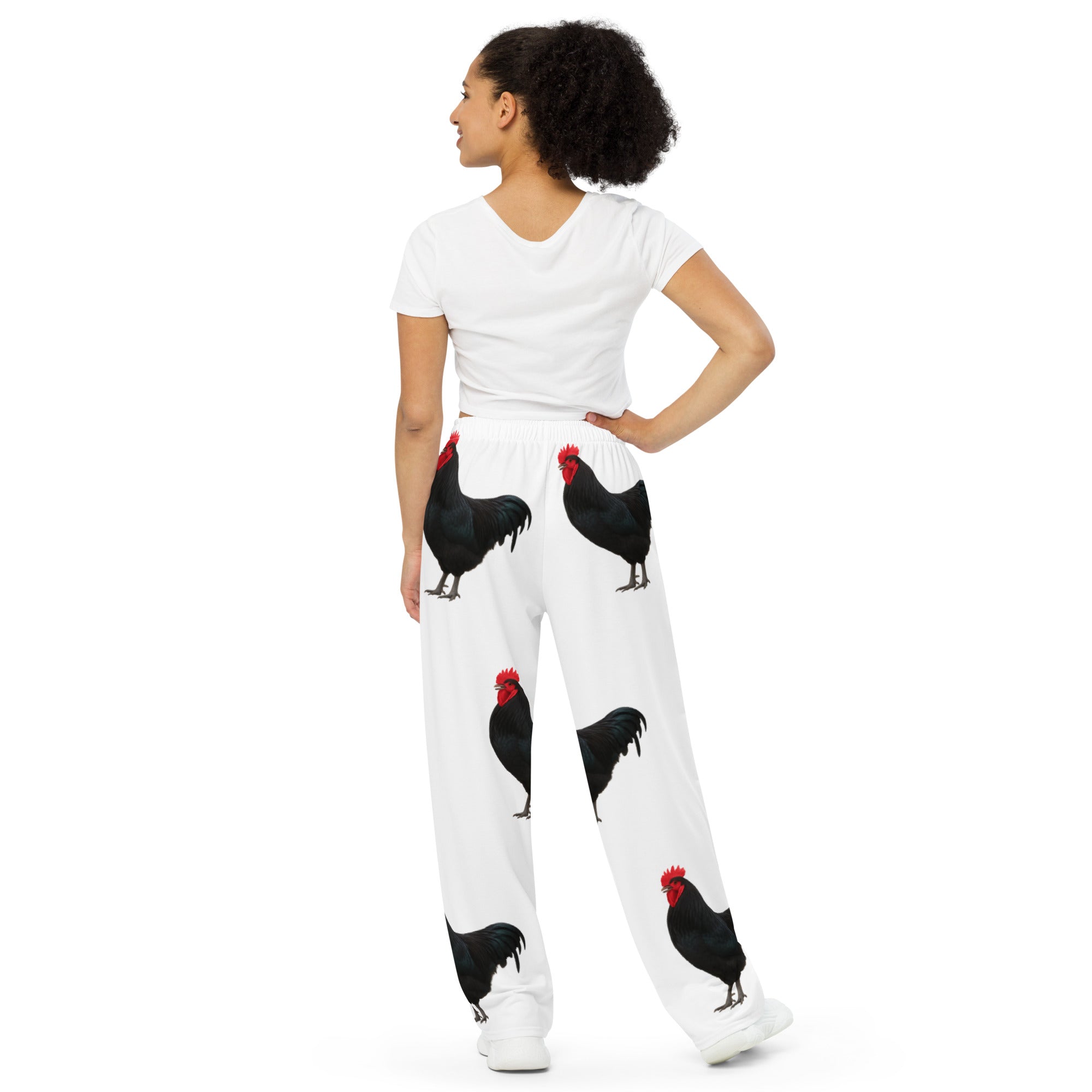 Australorp All-over print unisex wide-leg pants