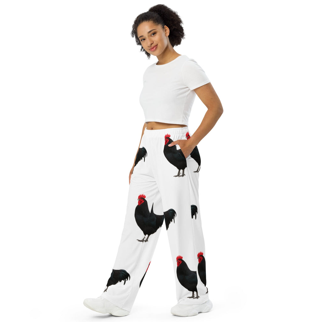 Australorp All-over print unisex wide-leg pants