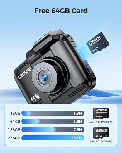 AZDOME GS63H Pro Front and Rear Dash Cam - Royal Eagles Promise of Peace