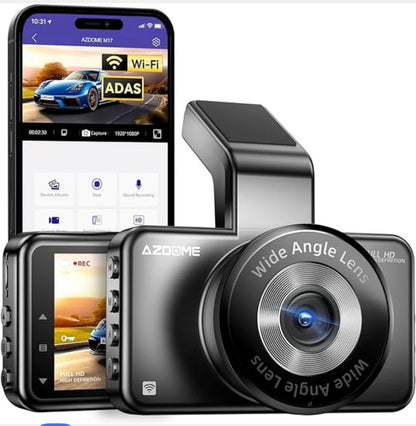 AZDOME M17 3K Front Dash Cam - Royal Eagles Promise of Peace